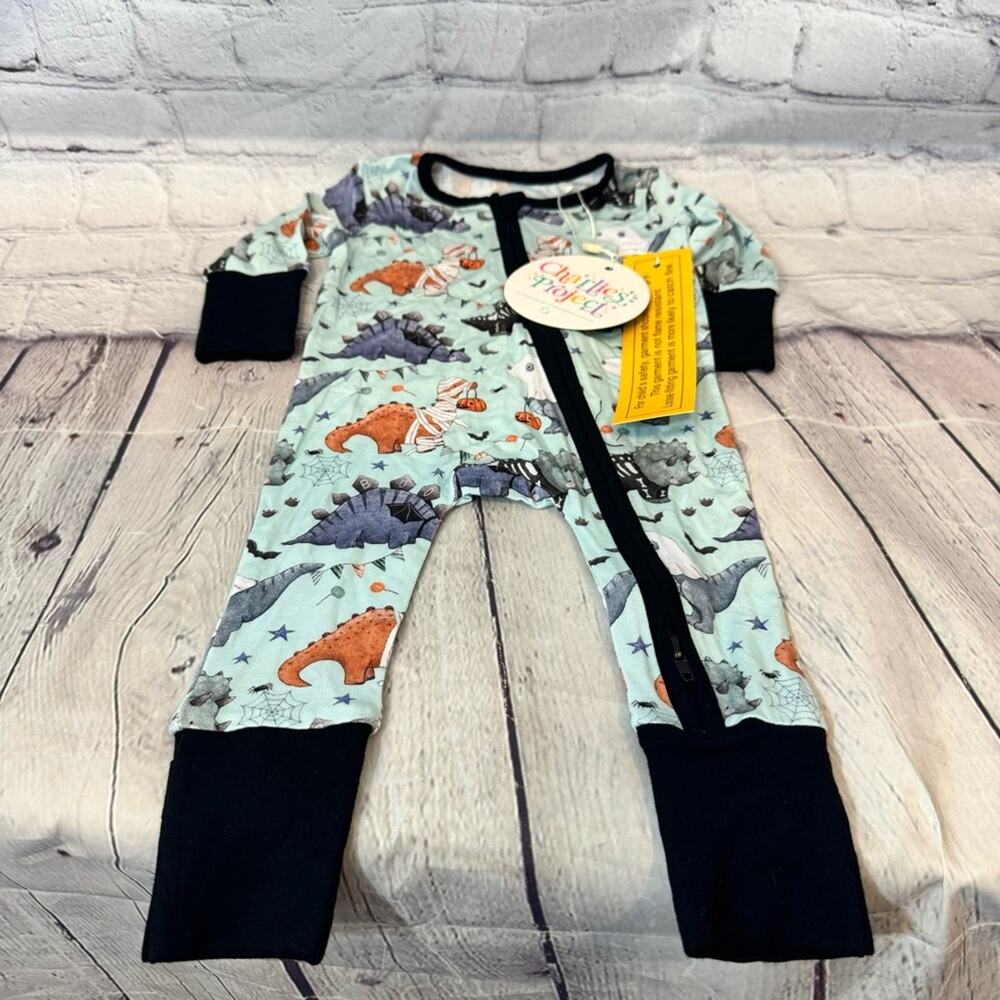 Charlie’s Project Halloween Dinosaurs Bamboo Zippie